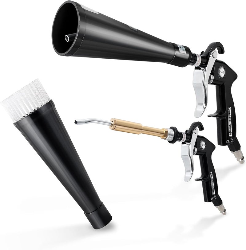 Aurorasters Tornado Car Cleaning Gun,Air Blow Gun Quickly Removes Surface Dirt and Dust,Works with Air Compressor - Image 1